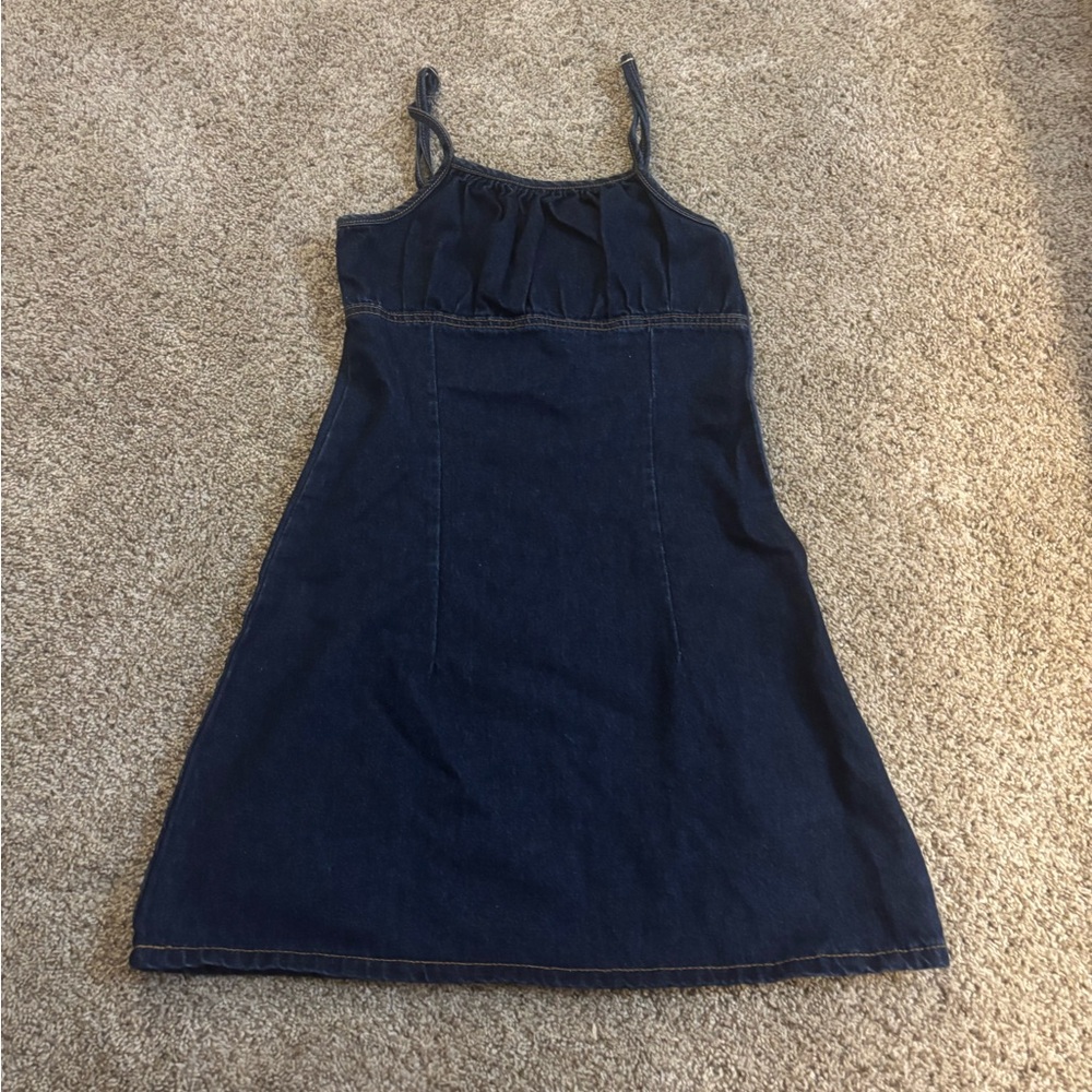 Dark Blue Denim Dress